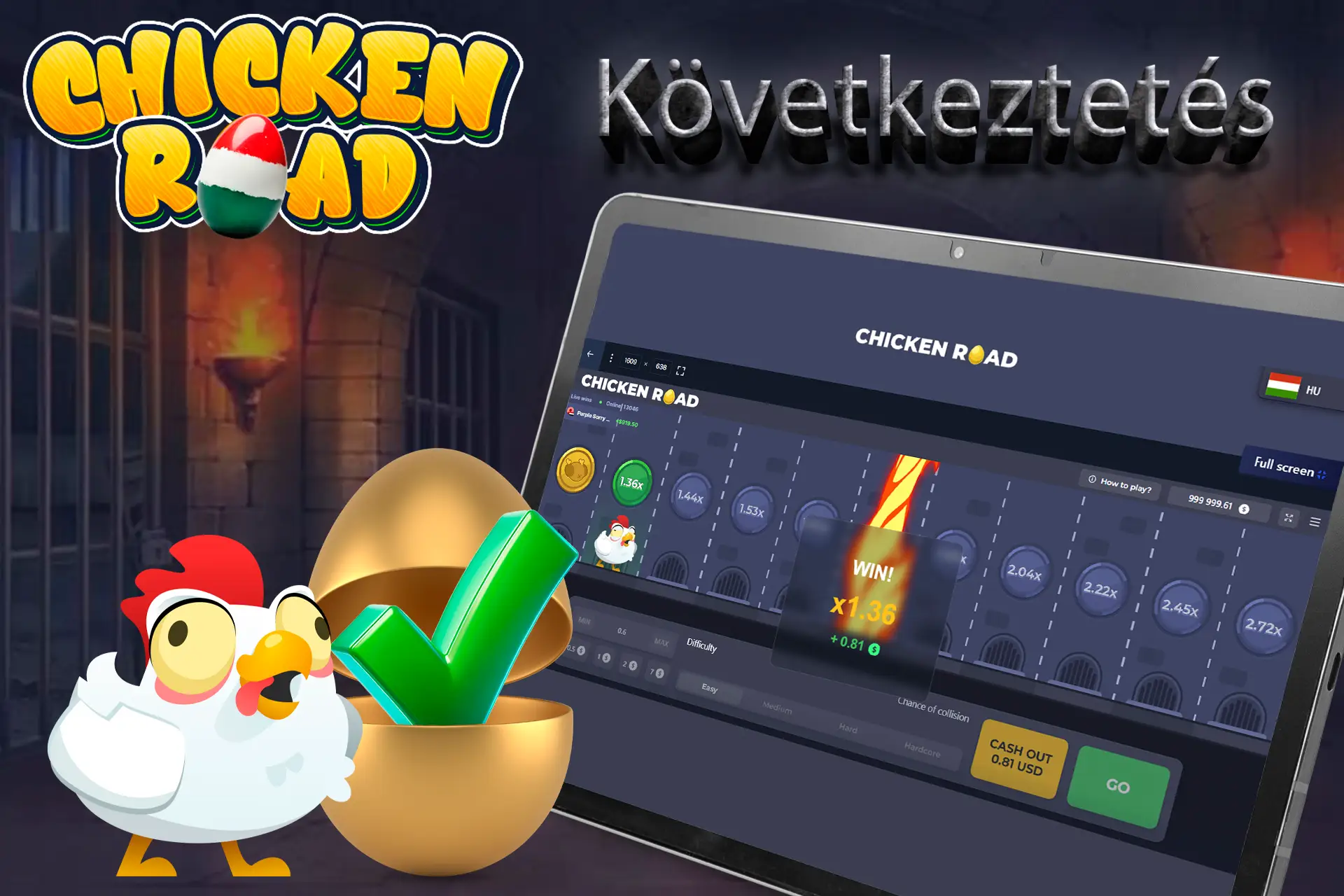 Próbálj meg játszani Chicken Road most