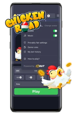 Pillanatkép a hivatalos Plinko játékról